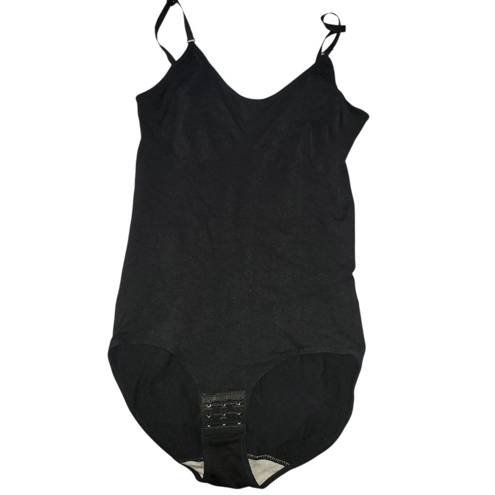 Everyday Black Shaping Bodysuit with Adjustable Straps